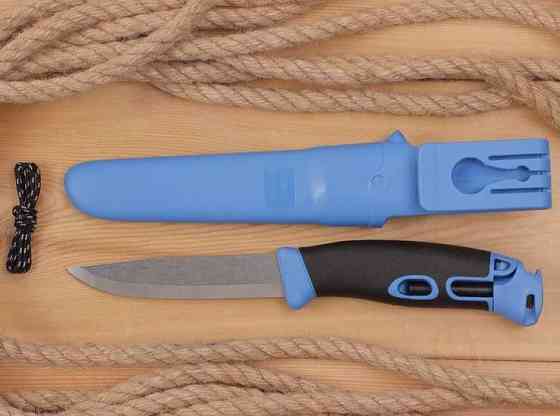 Туристичний Ніж з крісалом Morakniv "Companion Spark" Blue (13572) Неіржавка сталь Нововолинськ