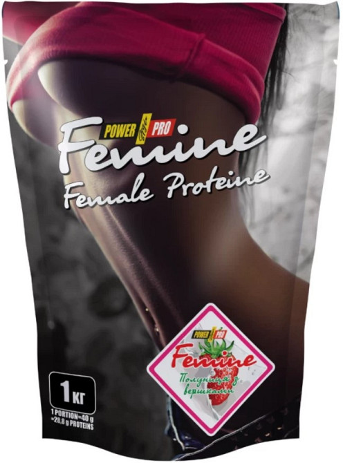 Сывороточный протеин для женщин Power Pro Femine-PRO 1 кг клубничный крем Киев - изображение 3