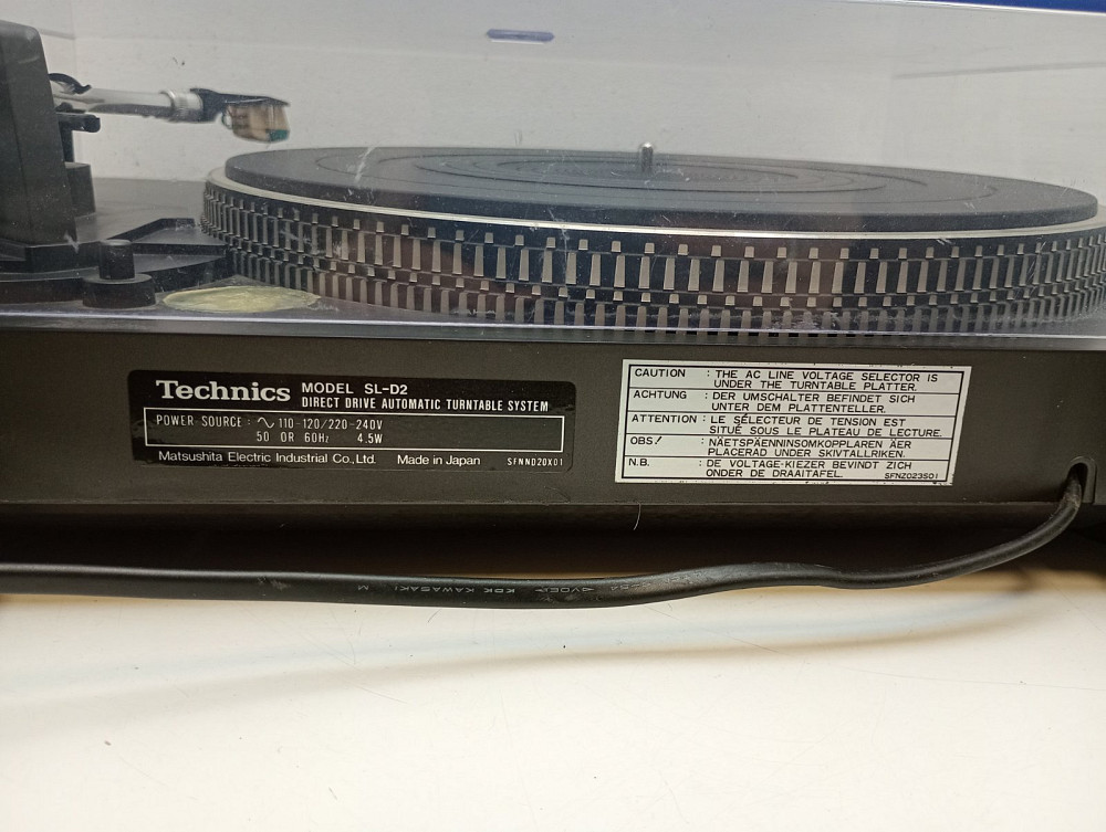 Вініловий програвач платівок Technics SL-D2 (товар вживаний) Луцк - изображение 9