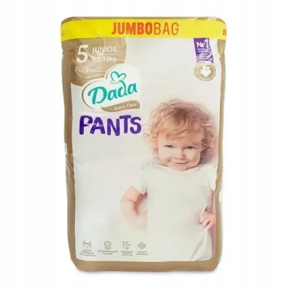 Підгузки трусики Dada Extra Care Pants 5 JUNIOR Jumbo Bag для дітей вагою 12-18 кг 60 шт Львів