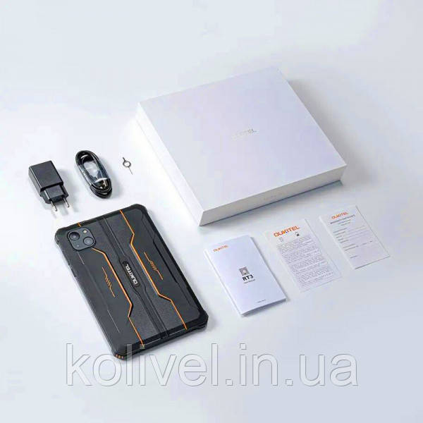 Планшет Oukitel RT3 8” HD+ / 4GB/64GB / MT6762 / 5150mAh / IP69K / LTE Orange (6931940717267) Киев - изображение 5