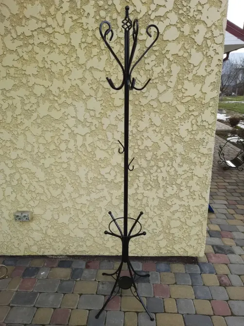 Кована вішалка стійка підлогова для одягу M-083 для одягу Б3914 Бежевий Київ - фото 5