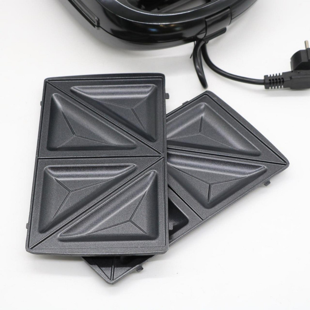 Сэндвичница со сменными насадками 4в1, 2200Вт, OP-908 / Бутербродница / Универсальный мультипекарь Киев - изображение 6