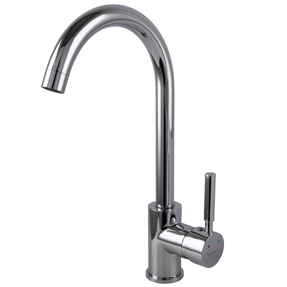 Змішувач для кухні Globus Lux LAZER GLLR-0203S латунь на гайці Тернополь - изображение 5