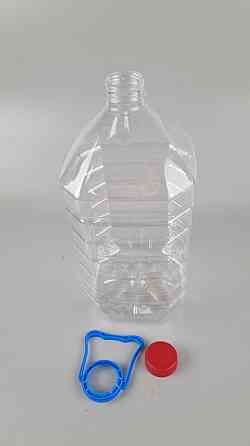 Пластикова пляшка 5,0 л, прозора з кришкою СБ (30 шт.) Харків