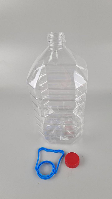 Пластикова пляшка 5,0 л, прозора з кришкою СБ (30 шт.) Харків - фото 1