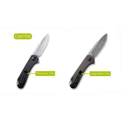 Ніж Civivi Elementum, Damascus, Carbon Fiber/G10 (C907DS) Вінниця