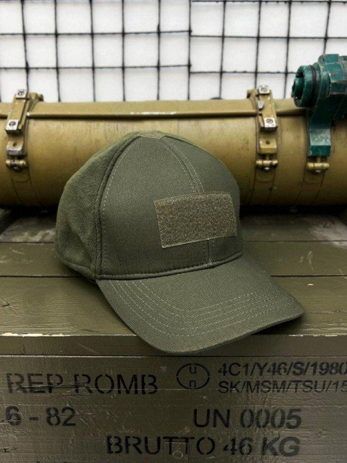 Бейсболка чоловіча тактична сітка олива Одеса - фото 4