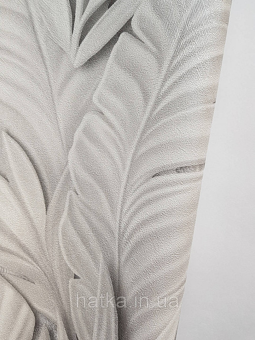 Шпалери метрові вінілові на флізеліні Sintra Vila листя гілки сірі сріблясті 533406 Київ - фото 1