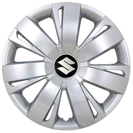 Автомобильные модельные колпаки R16 Suzuki 411 4шт, SJS, серебряные Киев