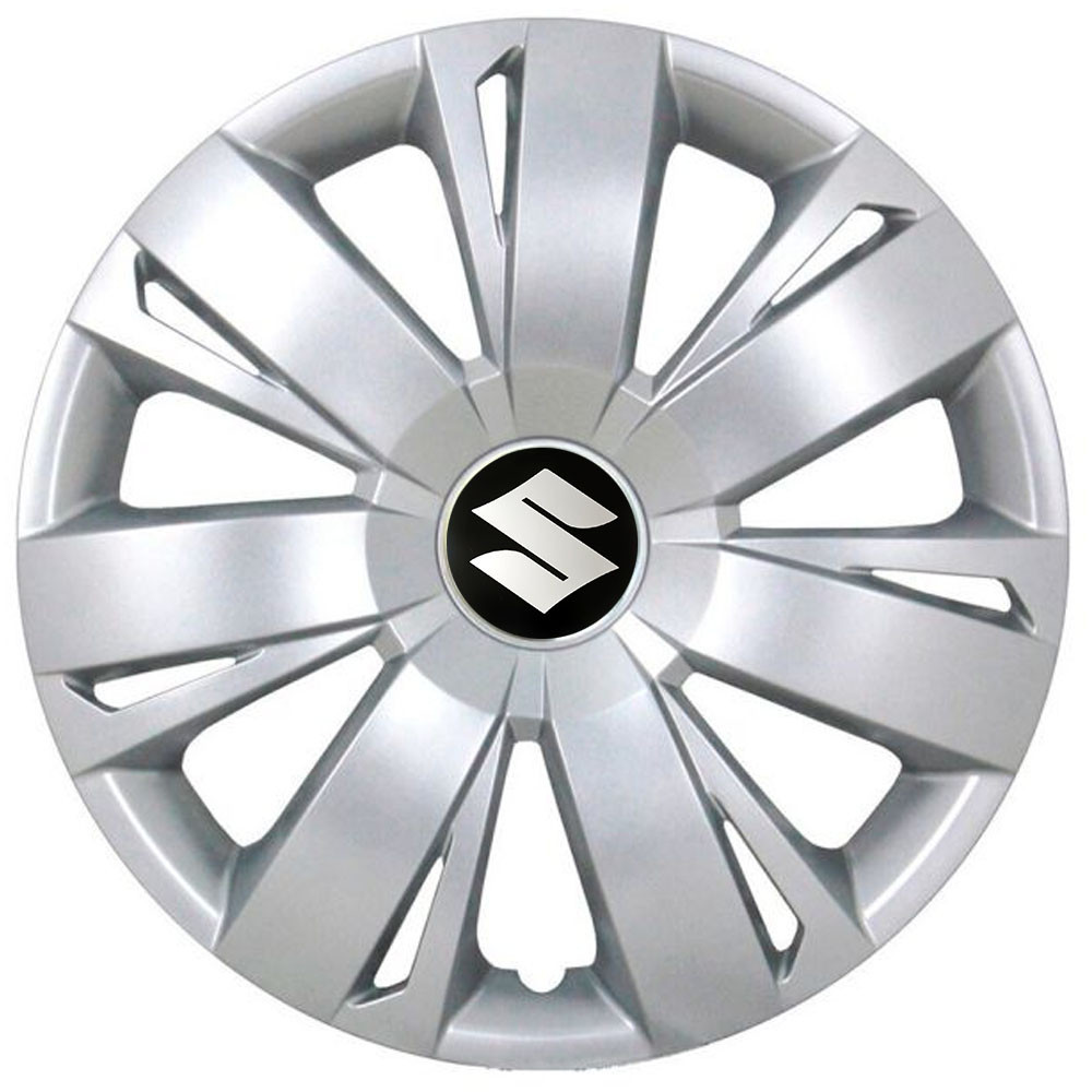 Автомобильные модельные колпаки R16 Suzuki 411 4шт, SJS, серебряные Киев - изображение 1