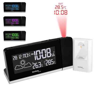 Настольные часы Technoline WT539 проекционный Black (DAS301813) Винница