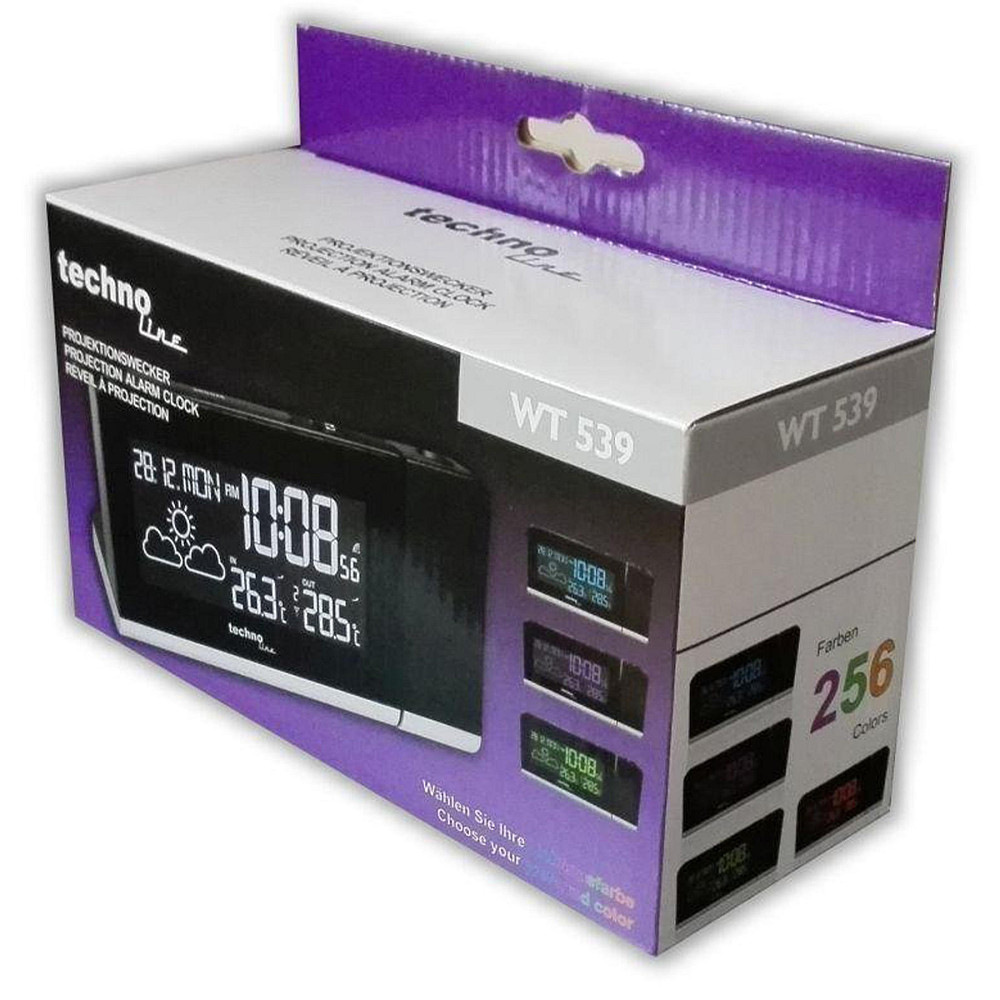 Часы проекционные Technoline WT539 Black (WT539) Винница - изображение 3