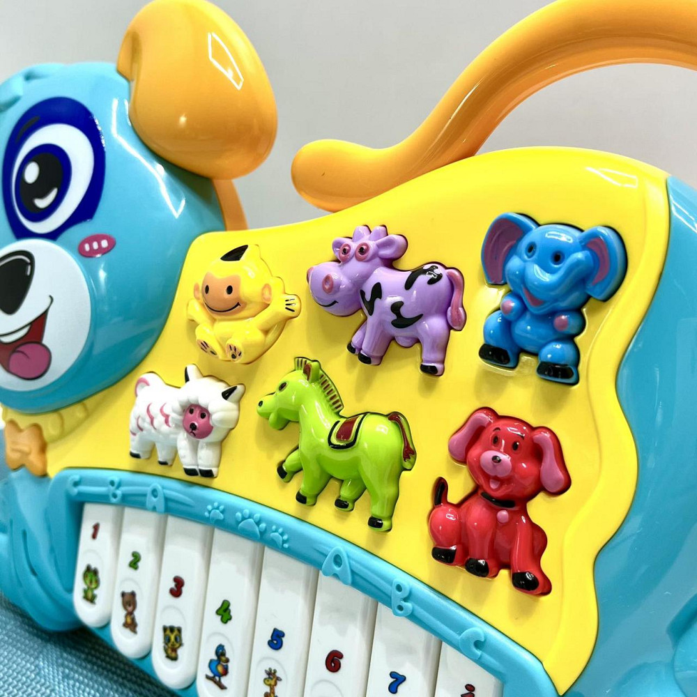 Піаніно Limo Toy Собачка 28 см Блакитне (FT 0013) Чернігів - фото 3