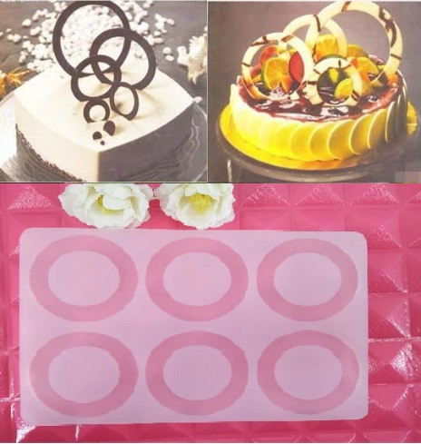 Формочка для шоколада Круги 194 на 134 мм серый Киев - изображение 5