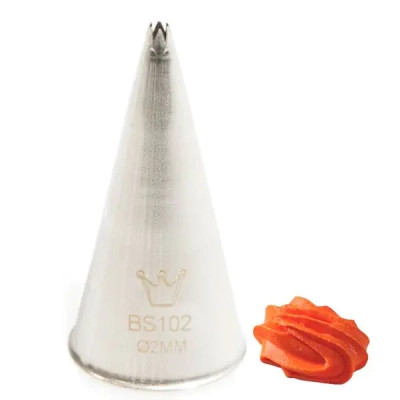 Кондитерская насадка Martellato Open Star 2 мм (BS 102) Винница - изображение 1