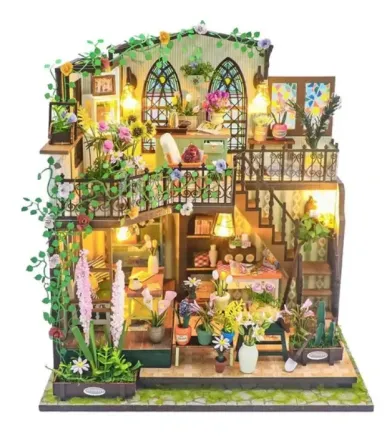 3D Румбокс DIY Darcy Flower House Дом в цветах + Пылезащитный купол M2322Z Киев