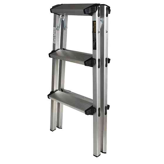 Драбина алюмінієва двостороння Кентавр 3Д Харків