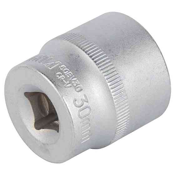Насадка шестигранна коротка 1/2" 30 мм CrV mid SIGMA (6071301) Київ