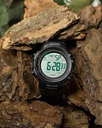 Skmei Чоловічий водостійкий тактичний годинник Skmei black Одеса