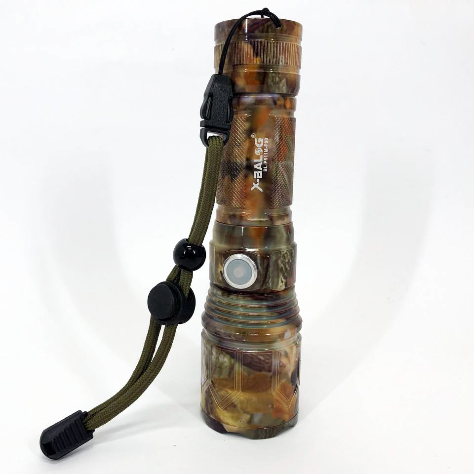 Ручний ліхтар з високою яскравістю Bailong BL-P511M-P90, Компактний акумуляторний ліхтар ZP-41 Львів - фото 5