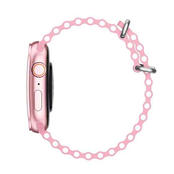 Смарт-часи W&O X10 Pro 46mm, розові, водостійкі Киев