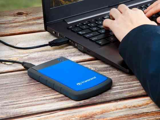 Зовнішній жорсткий диск 2.5" USB 4.0 TB Transcend StoreJet 25H3 Navy Blue (TS4TSJ25H3B) ( Синій ) Харків