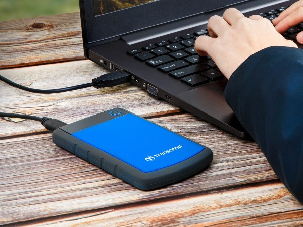 Зовнішній жорсткий диск 2.5" USB 4.0 TB Transcend StoreJet 25H3 Navy Blue (TS4TSJ25H3B) ( Синій ) Харків - фото 6