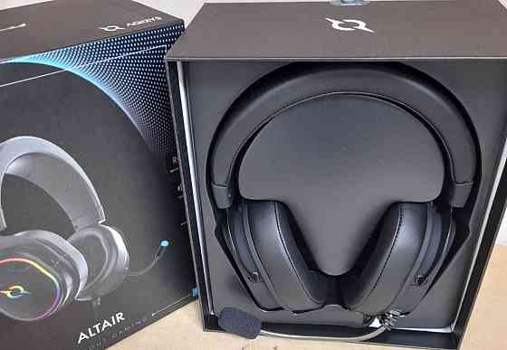 Ігрові дротові навушники Aqirys Altair Black Харків