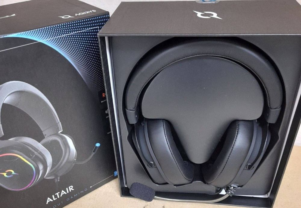 Ігрові дротові навушники Aqirys Altair Black Харків - фото 4