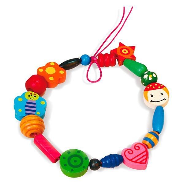 Набір для творчості Viga Toys Дерев'яні намистини (56002) Харків - фото 5