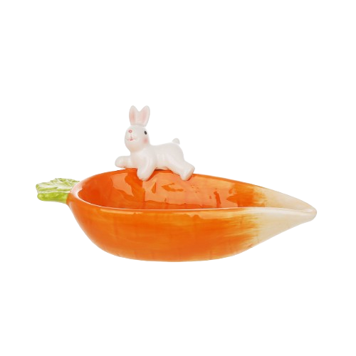 Піала Зайка на морквині 350мл кераміка 928-130 помаранч БОНА ДИ Житомир - изображение 1