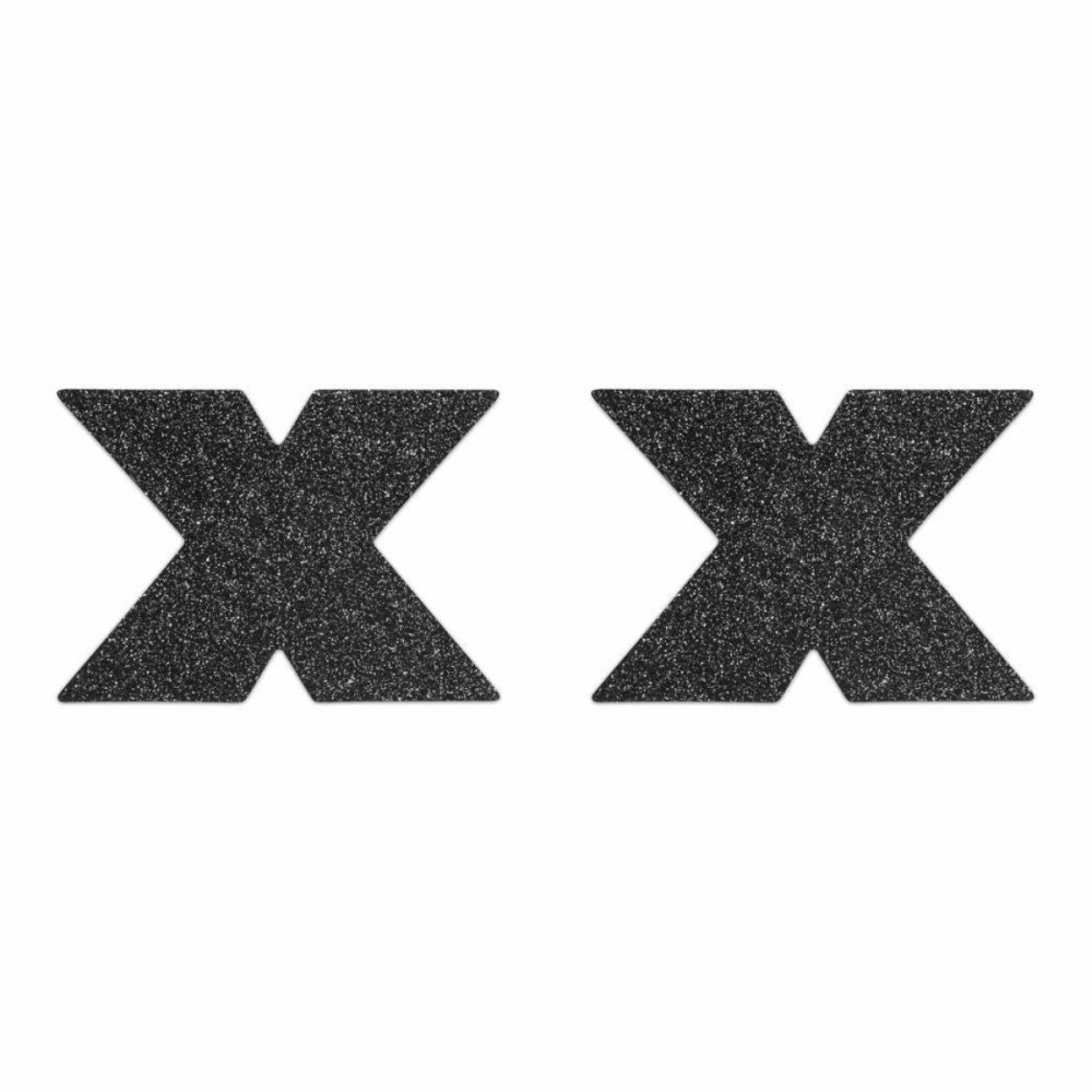 Пестисы в виде крестов Bijoux Indiscrets, черные Sex Aura Киев - изображение 3