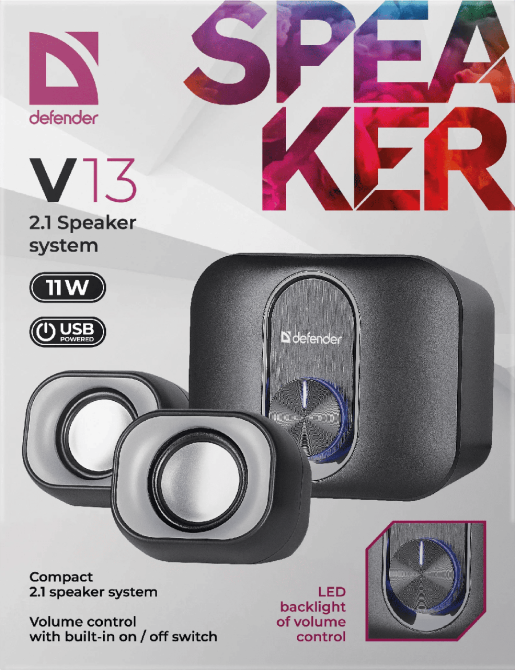 Акустика Defender V13 11 W (65213) (6880590) Київ - фото 5