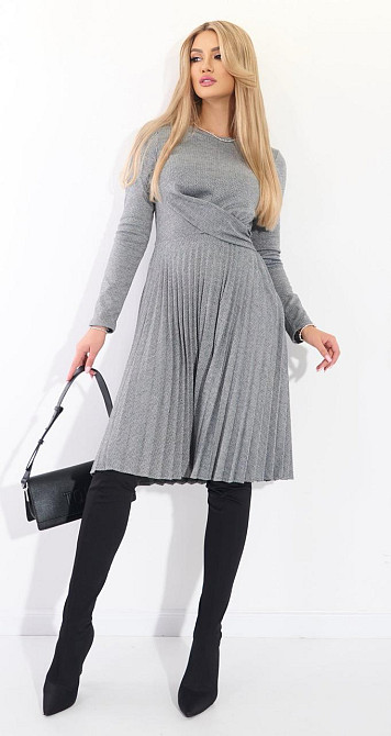 Красивое платье с юбкой плиссе (42) Киев - изображение 5