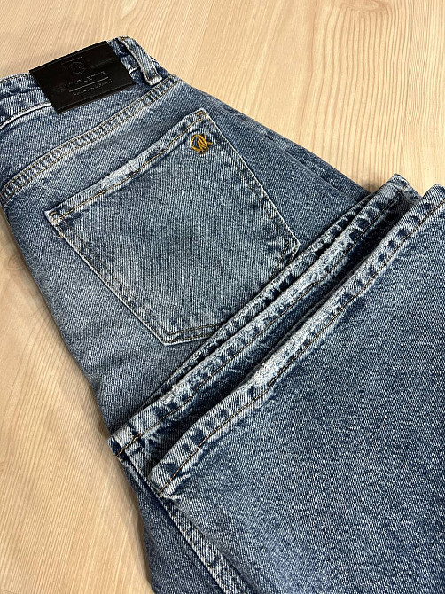 Джинсы женские Mikaletta 13475 WIDE LEG jeans палаццо широкие от бедра высокая посадка большие разме Одесса - изображение 3