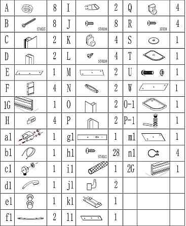 Душевой бокс ассиметричный левый REGA L120FFSL BRAVO (3уп.) (000029096) Киев