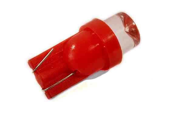 Світлодіодна лампа AllLight T10 1 діод LED бц W2,1x9,5d 12V RED Харків