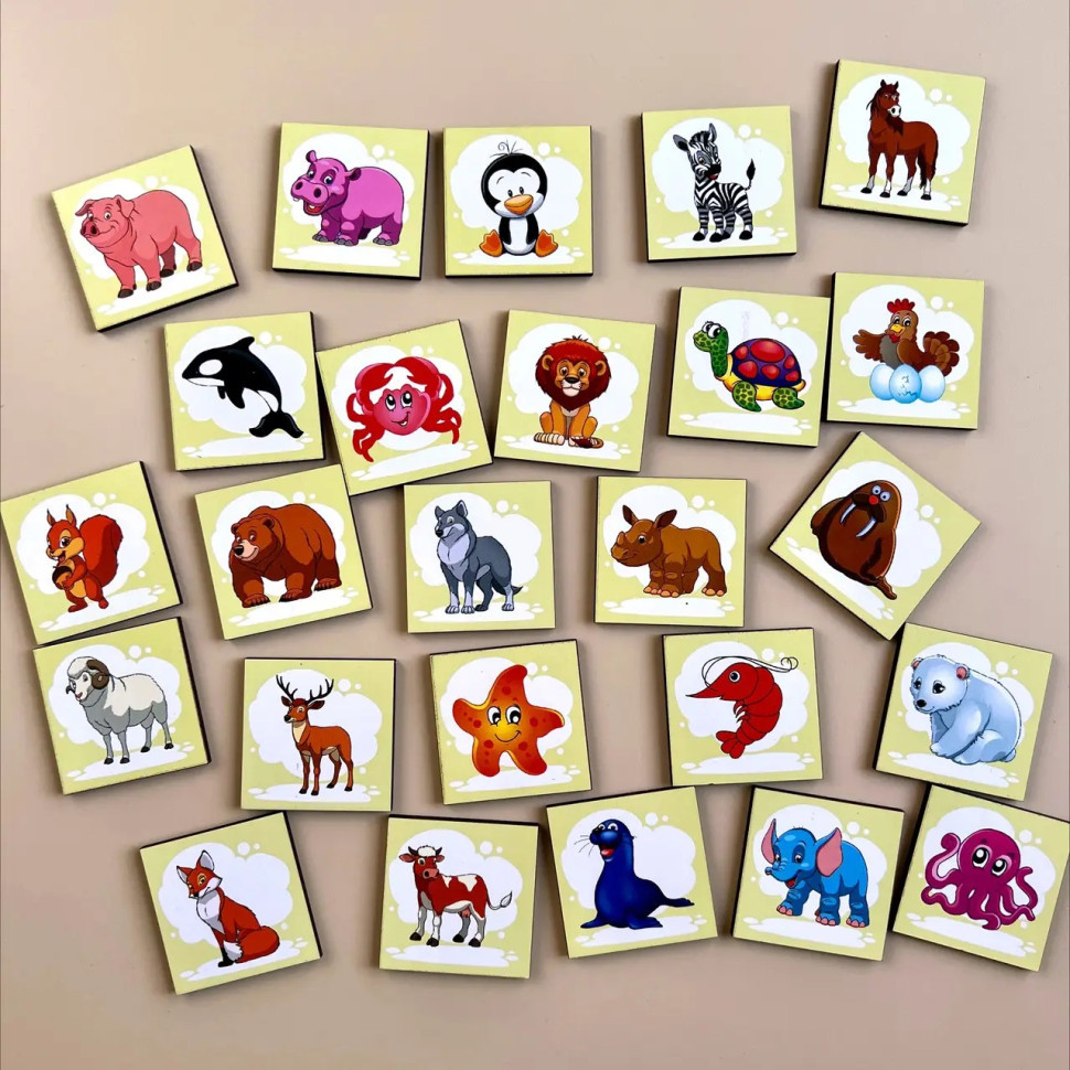 Деревянный пазл-вкладыш 