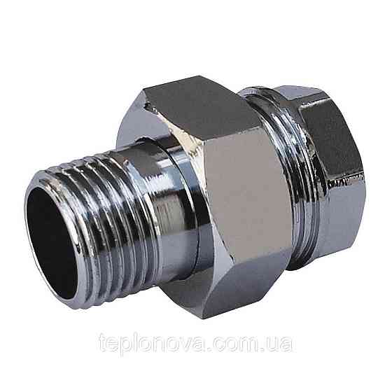 Сгон американка прямая SOLOMON 3/4″ CHROM 1620 Черновцы