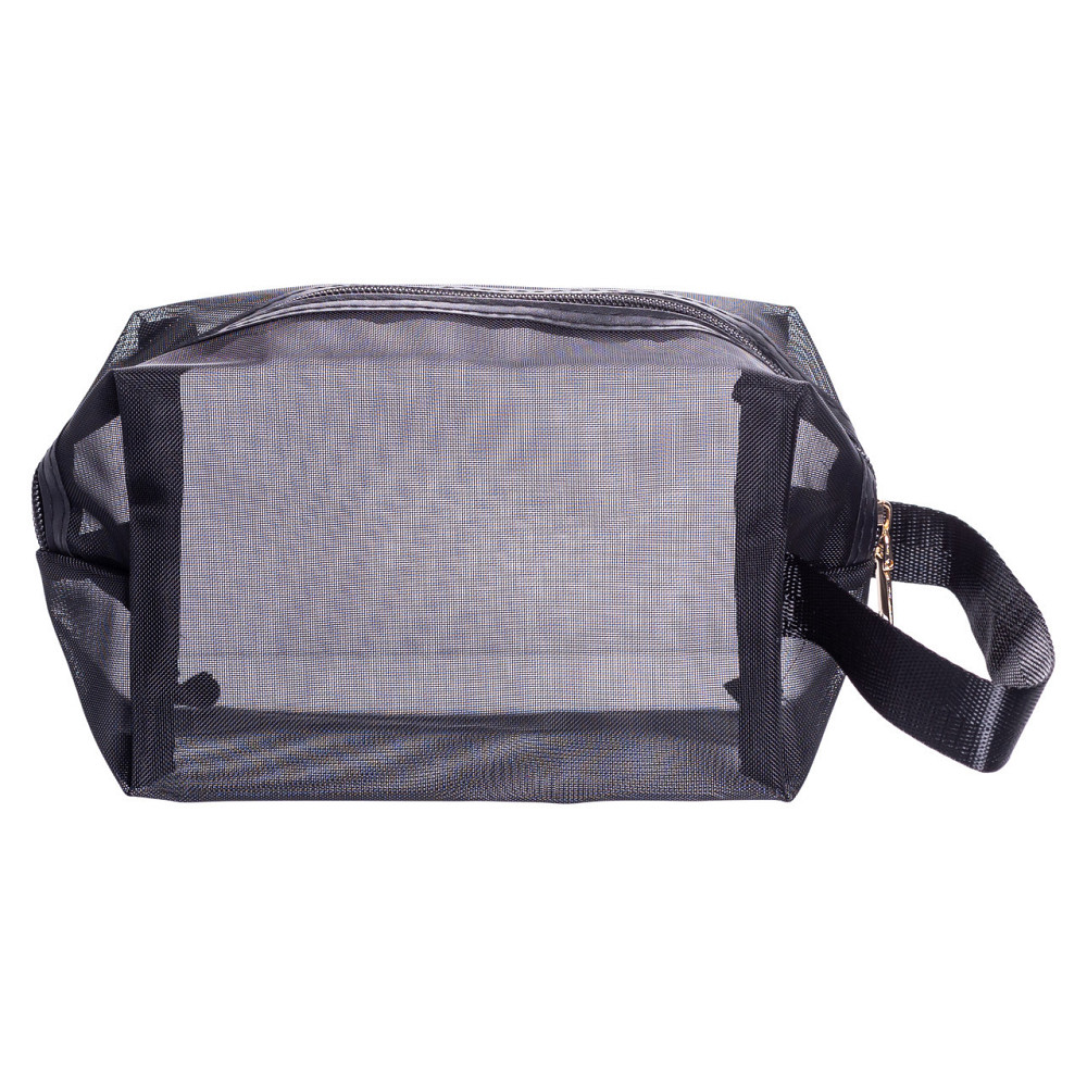 Набір прозорих жіночих косметичок для дому 3 (шт) Чорний HP-16-5K Київ - фото 3