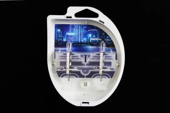 Лампа галогенная 12В  H1 Philips 55  +60% Vision Plus (2 шт.) Винница