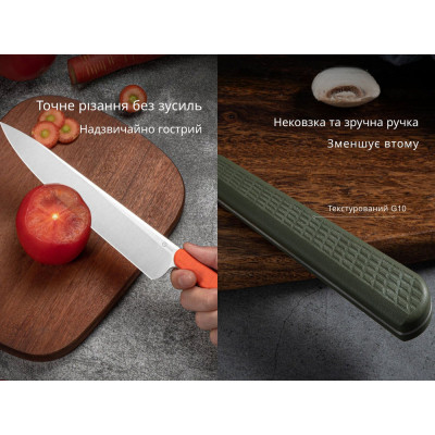 Кухонный нож Civivi Cibus шеф C23048-1 чорний (C23048-1) Винница - изображение 7