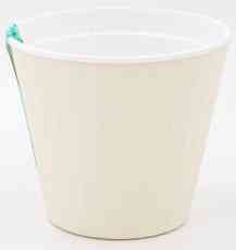 Вазон Ібіс з подвійним дном 13*11,2см біла троянда/білий Алеана Житомир