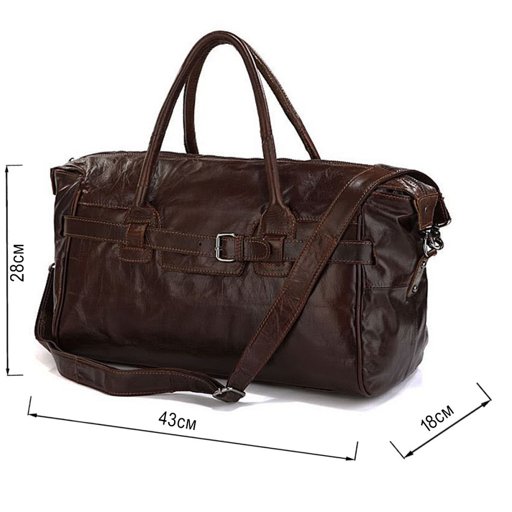 Сумка дорожня коричнева (Vintage) Київ - фото 7