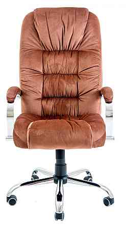 Офісне Крісло Керівника Richman Richard Leonis 42 Хром М1 Tilt Коричневий Київ