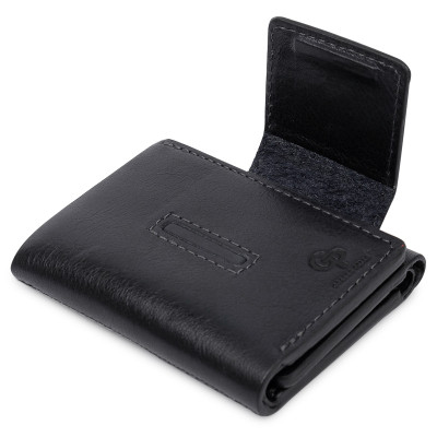 Портмоне Grande Pelle Шкіряне Синє (11511) Вінниця - фото 9