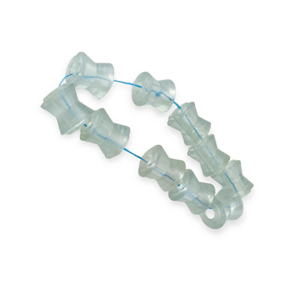 Втулка тяг 2101-2107, 2121 полиуретан прозрачный все большие (к-кт 10 шт) реактивных Мукачево - изображение 1