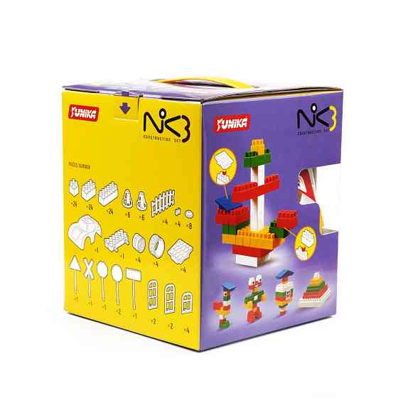 Конструктор дитячий "NIK-3" 71535, 128 великих деталей Вінниця