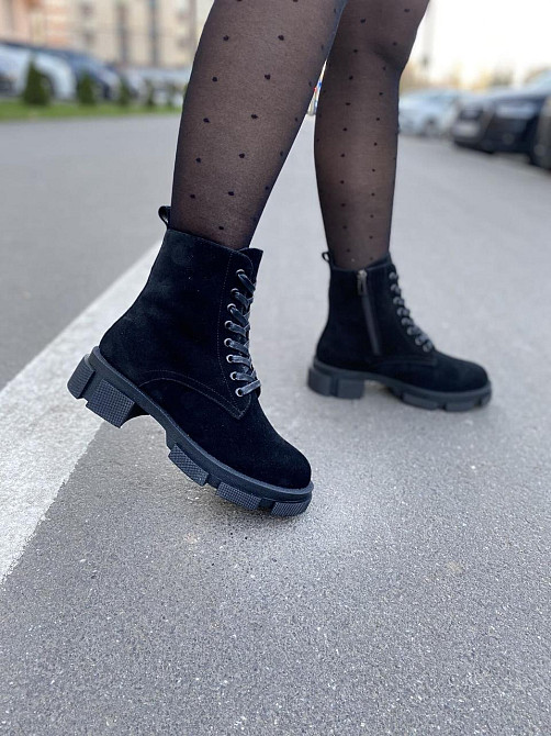 Черевики жіночі GREMMY 316 чорні (зима, замша натуральна) (4251) 37р.38р.39р. 37 Коломыя - изображение 1